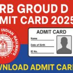 RRB Group D Admit Card 2025 Download Link