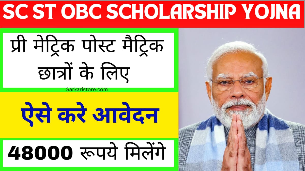 SC ST OBC Scholarship Yojana 2025