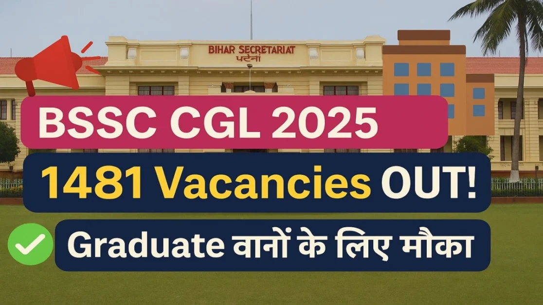 BSSC CGL 2025 Notification OUT