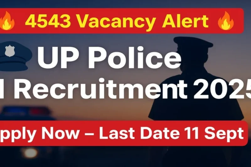 UP Police SI Recruitment 2025