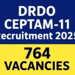 DRDO CEPTAM-11 Recruitment 2025