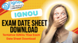 IGNOU Released Tentative Exam Date Sheet Download for June 2025